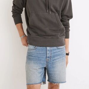NWT Madewell Men’s 6" Denim Shorts in Elworthy Wash. size 34